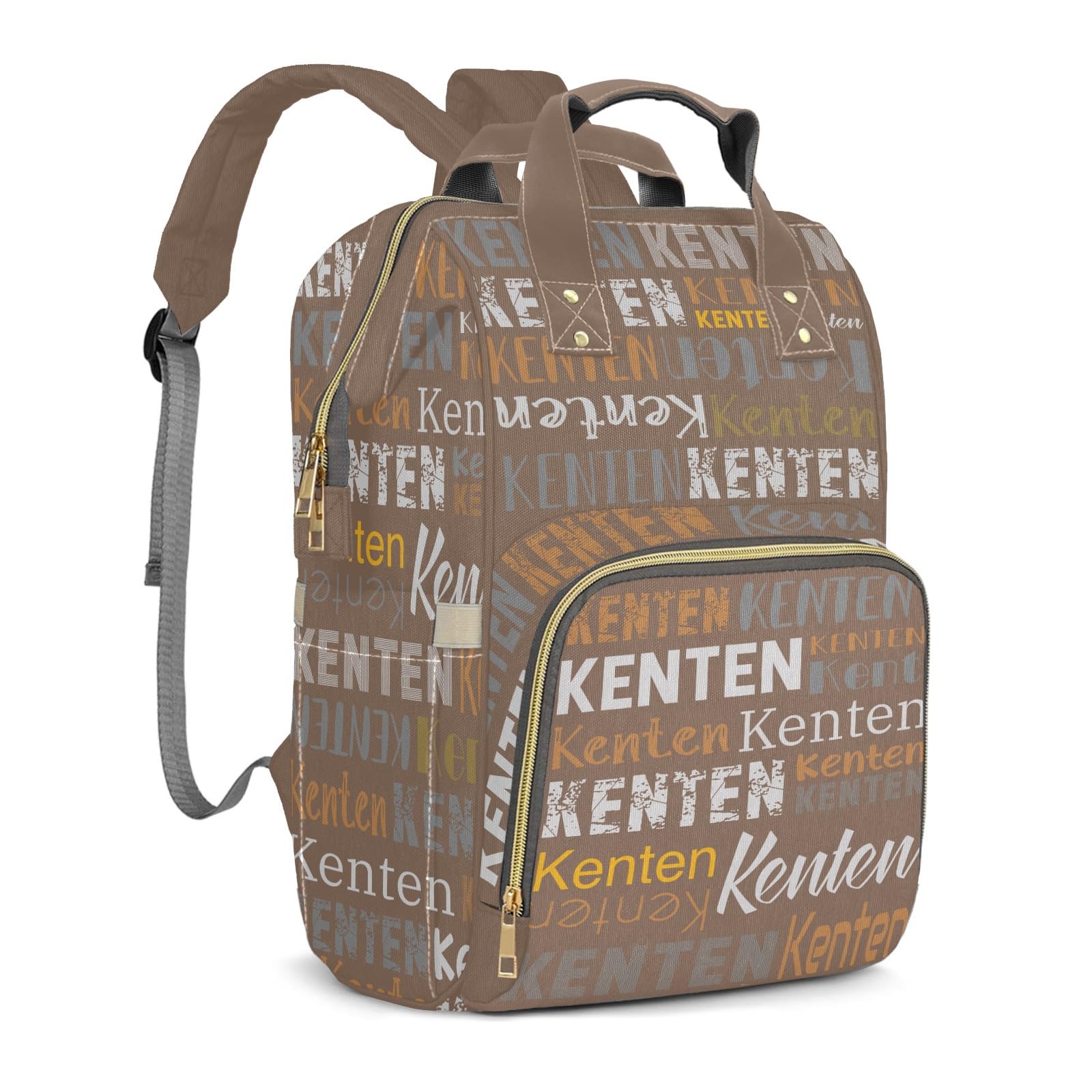 Large Capacity Custom Diaper Bag Backpack for Baby Boy Girl with Name - Waterproof Personalized Baby Bag Mom Nappy Bag, Multifunctional Customized Stylish Travel Daypack for Women
