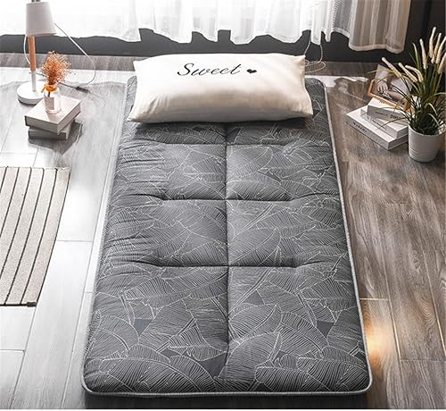 Miniatura 12 de ZWDYY Colchón de futón japonés, colchón enrollable para dormitorio de estudiantes, colchón para cama de suelo, colchón, colchón plegable tatami,