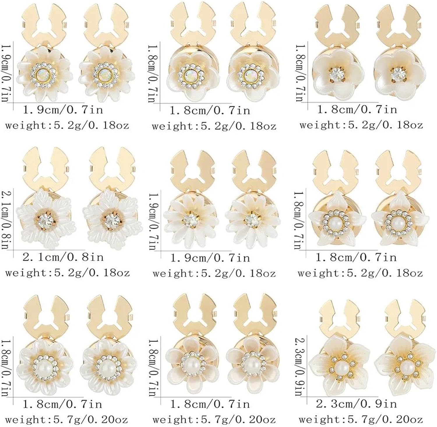 Women’S Fashion Imitation Shell Pearl Flower Unique Versatile Suit Shirt Decorative Accessories for Party