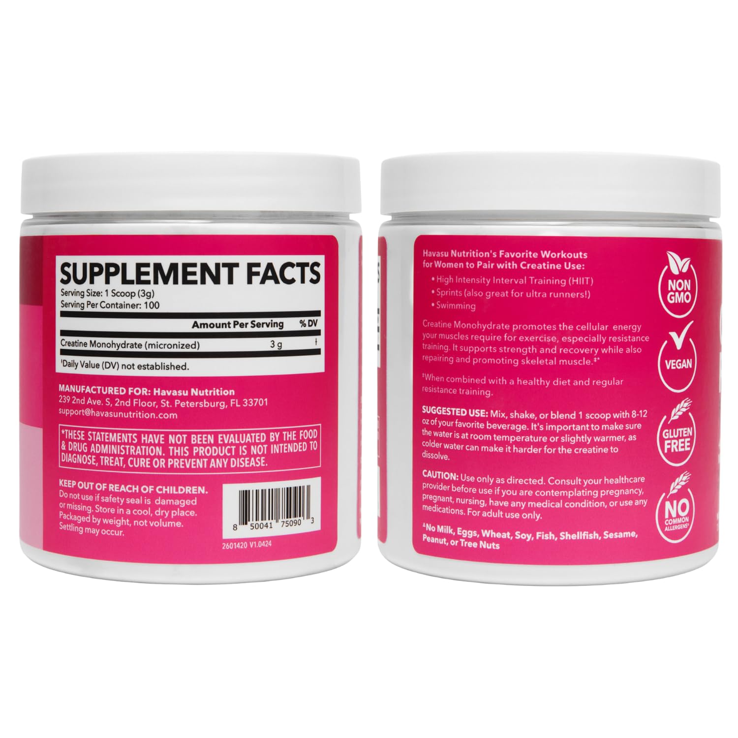 Micronized Creatine Monohydrate Powder for Women (Unflavored, 300 Grams) — Amazon image 9