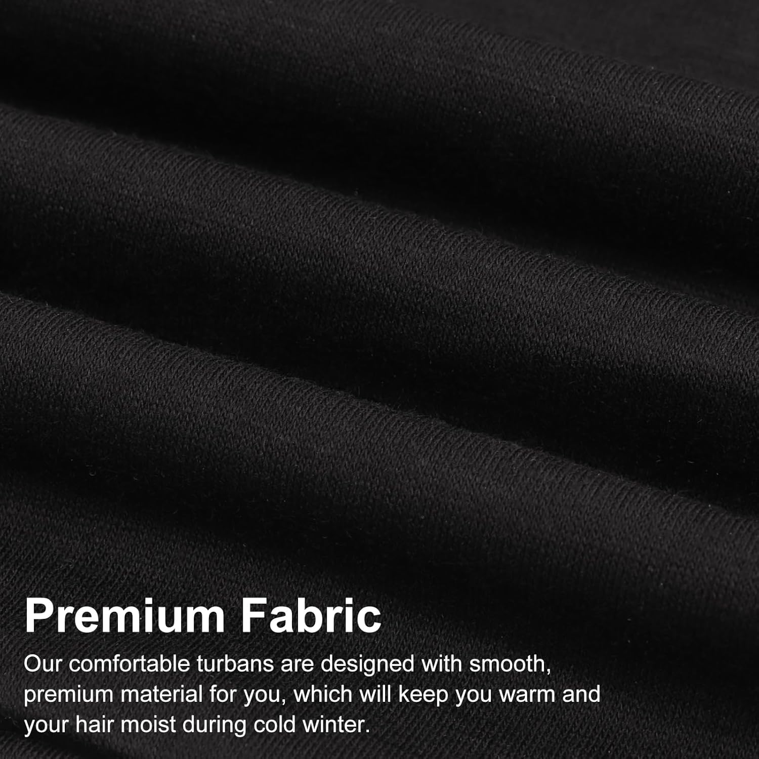 DRESHOW African Turban for Women Knotted Hairwraps for Sleeping Turban Headwraps Head Warmer Scarf for Black Women Chemo Cap - Image 6