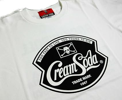 Amazon | [Cream Soda] 新ドクロ Tシャツ 『WHITE』 ☆ PINK DRAGON