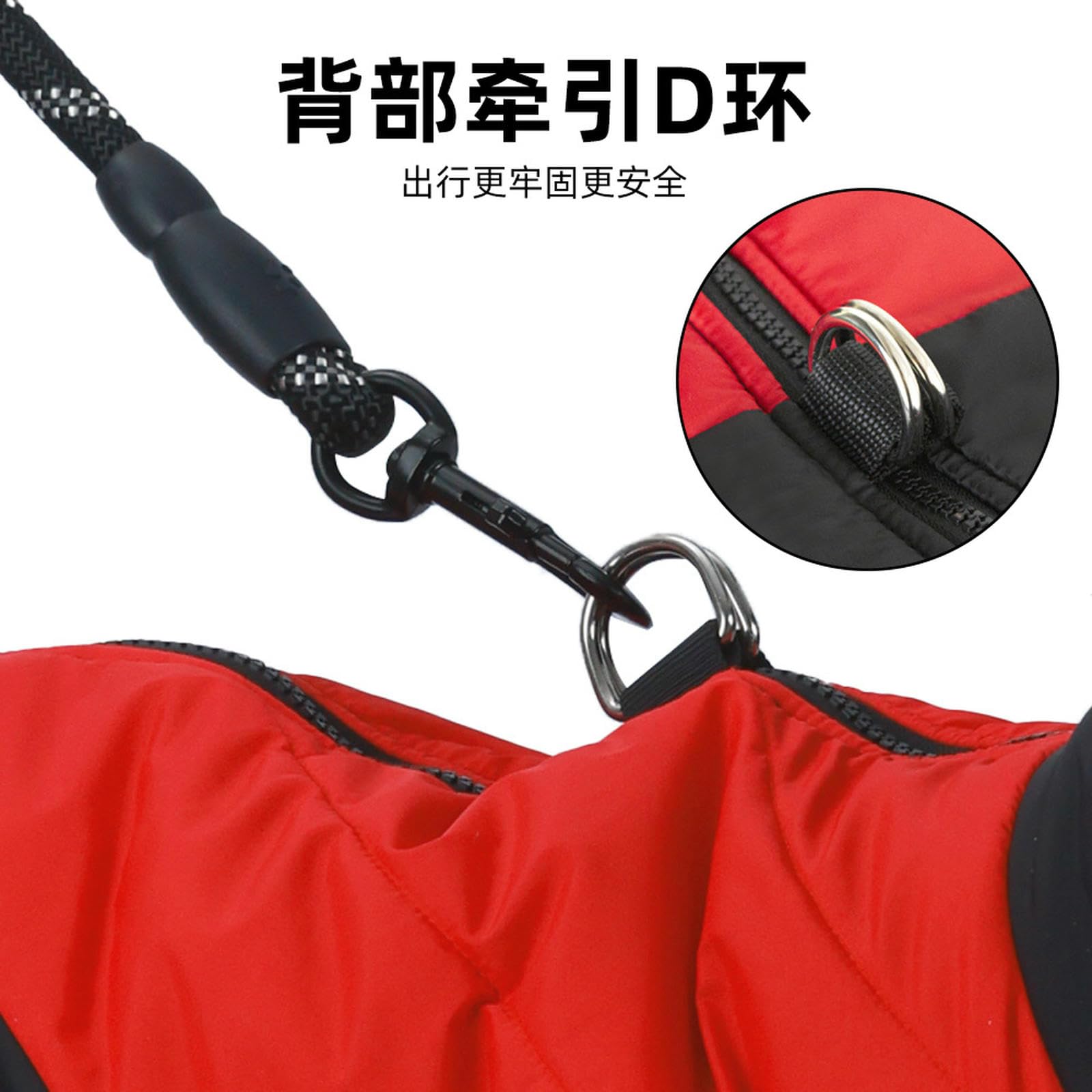 Abbigliamento per Animali Vestiti Cani Spessi Abiti da Compagnia Calda Animali-Vino A Forma di V Red + Verde-2xl (15-20 Catties) Circonferenza del Busto 54 Cm Lunghezza Posteriore 37,5