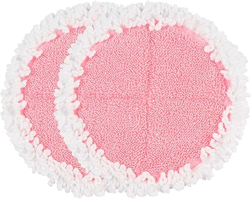 Almohadillas de limpieza de repuesto para mopa eléctrica G700 y P700, almohadillas de limpieza rosadas