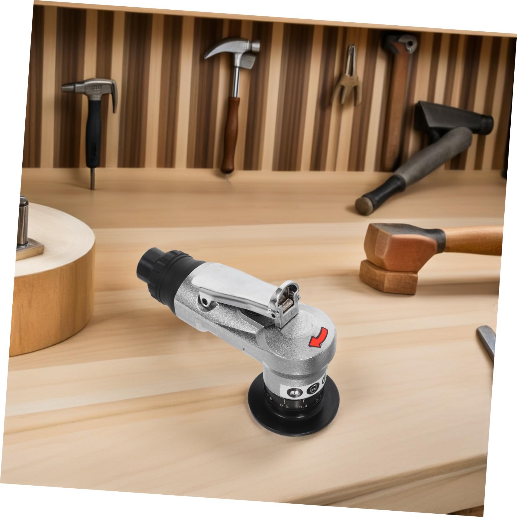 Mini Pneumatische Anfasmaschine Metall Entgrater Werkzeug für Edelstahl Aluminium Kompakt Leicht Ergonomisch Präzises Entgraten und Fasen für Rohre und Kanten Langlebig für