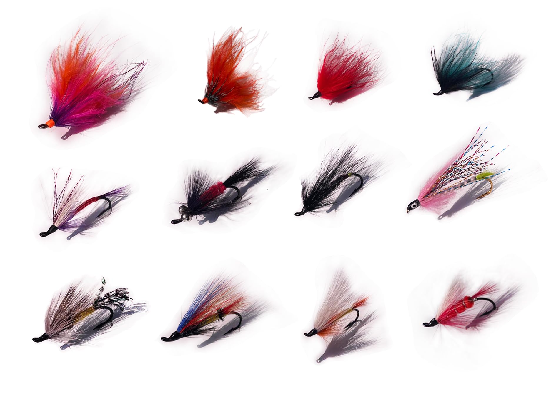 RoxStar Fly Shop, Premium Steelhead and Salmon Fly Assortment, Hand-Tied Fishing Flies for Trout Steelhead and Salmon, Proven Patterns for Freshwater Fishing