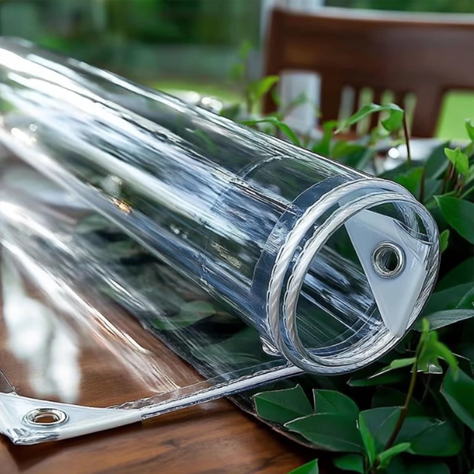 Lona transparente resistente para invernaderos y zonas de camping familiar