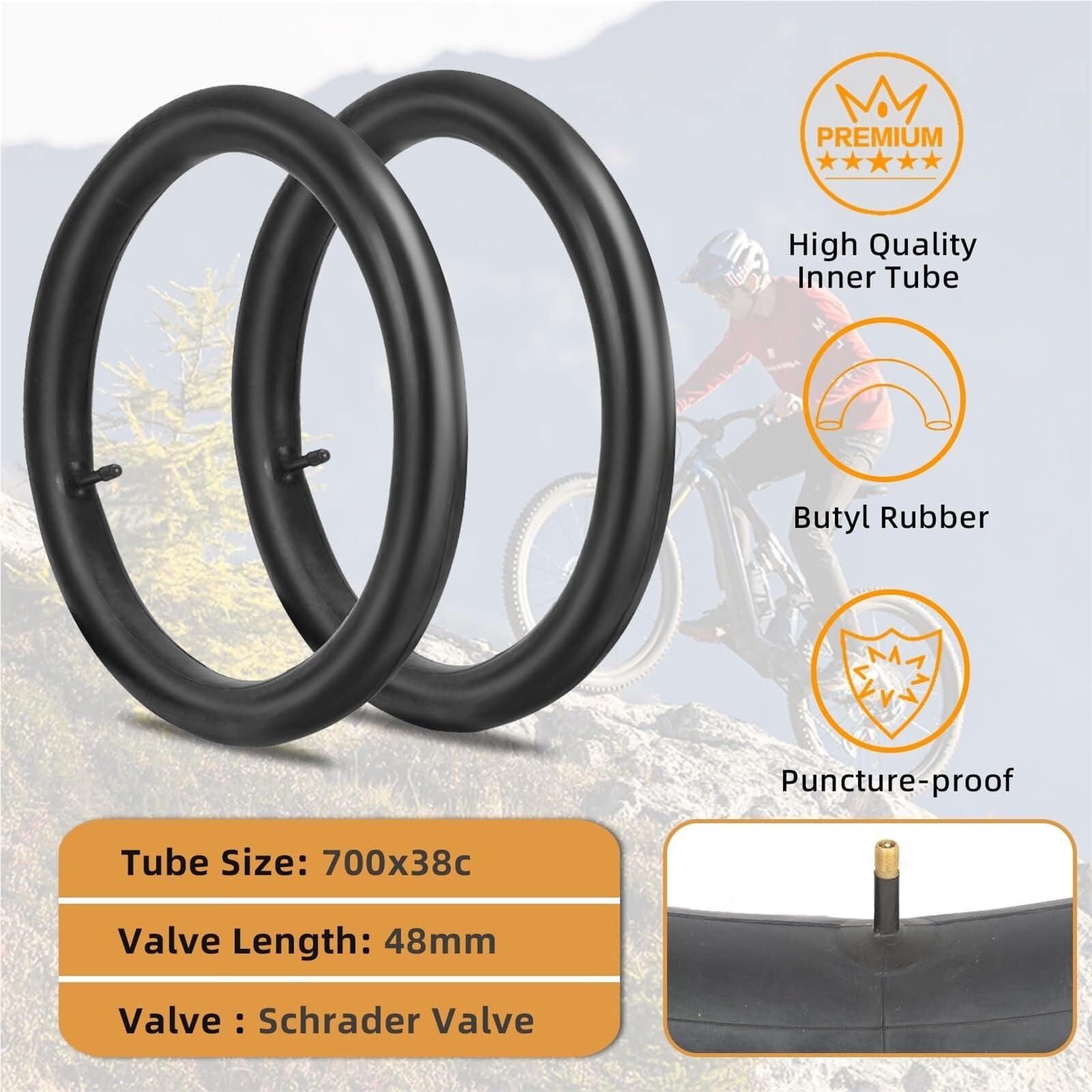 700x35/700x38/700x42/700x45/700x50C Zestawy Opon i Dętek Rowerowych z parą Dźwigni do Jazdy po Mieście i na Szosie