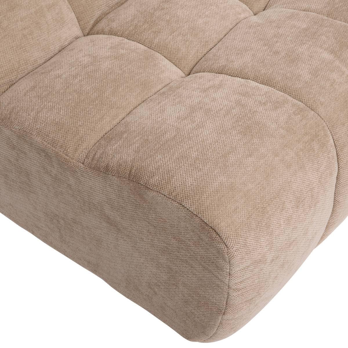 Atmosphera - Fauteuil miroa 92x82x68 cm en Tissu Beige