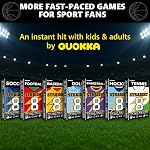 QUOKKA Hockey Fast-Paced Card Game for Kids & Adults – 128 Cards & Easy Rules – Quick & Fun Matching Game – 2-4 Players – Ages 8+ – Perfect for Family Games Night, Travel and Parties