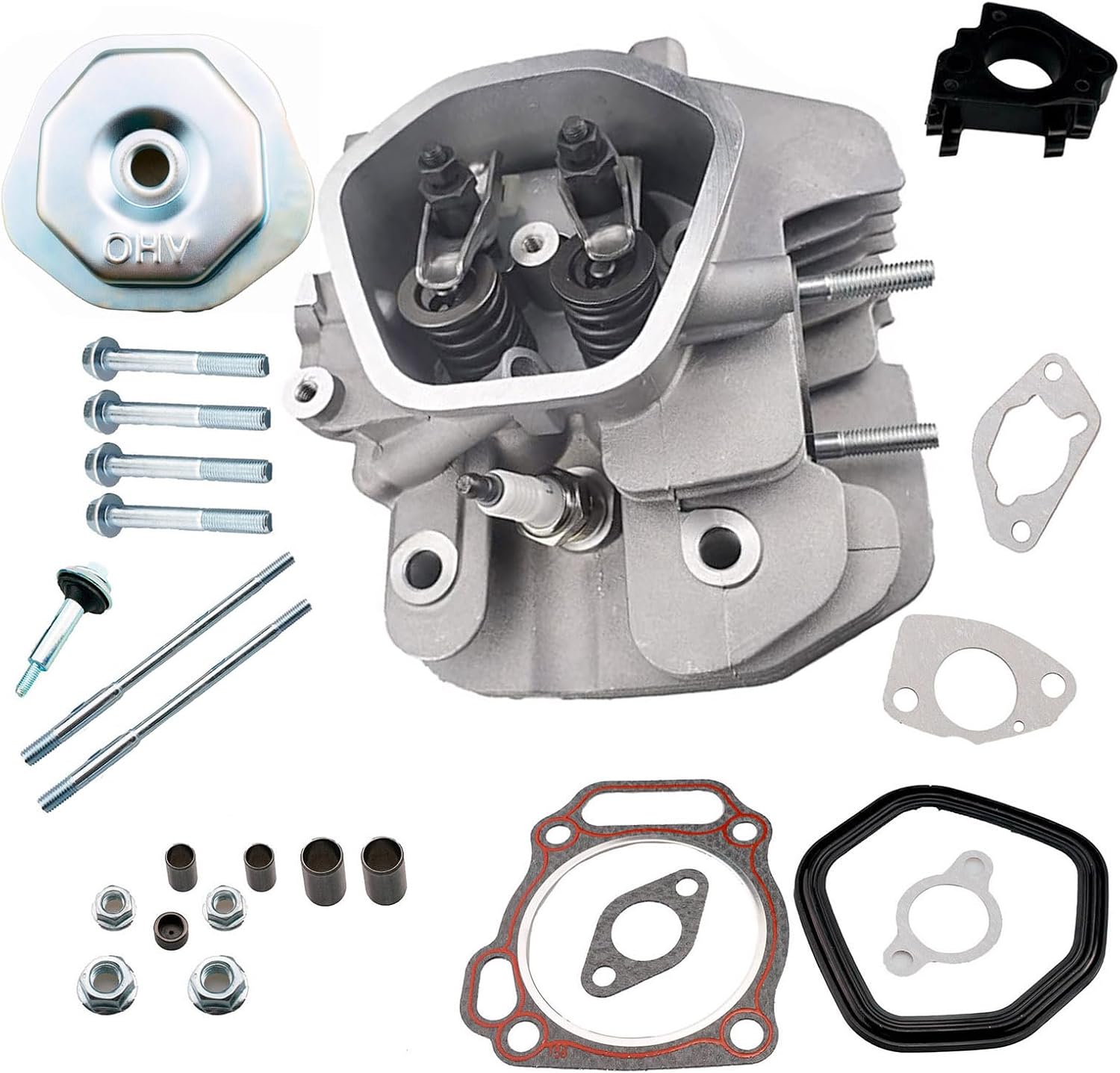 JJing Assembled Cylinder Head Compatible with Harbor Freight Predator 420cc Engine