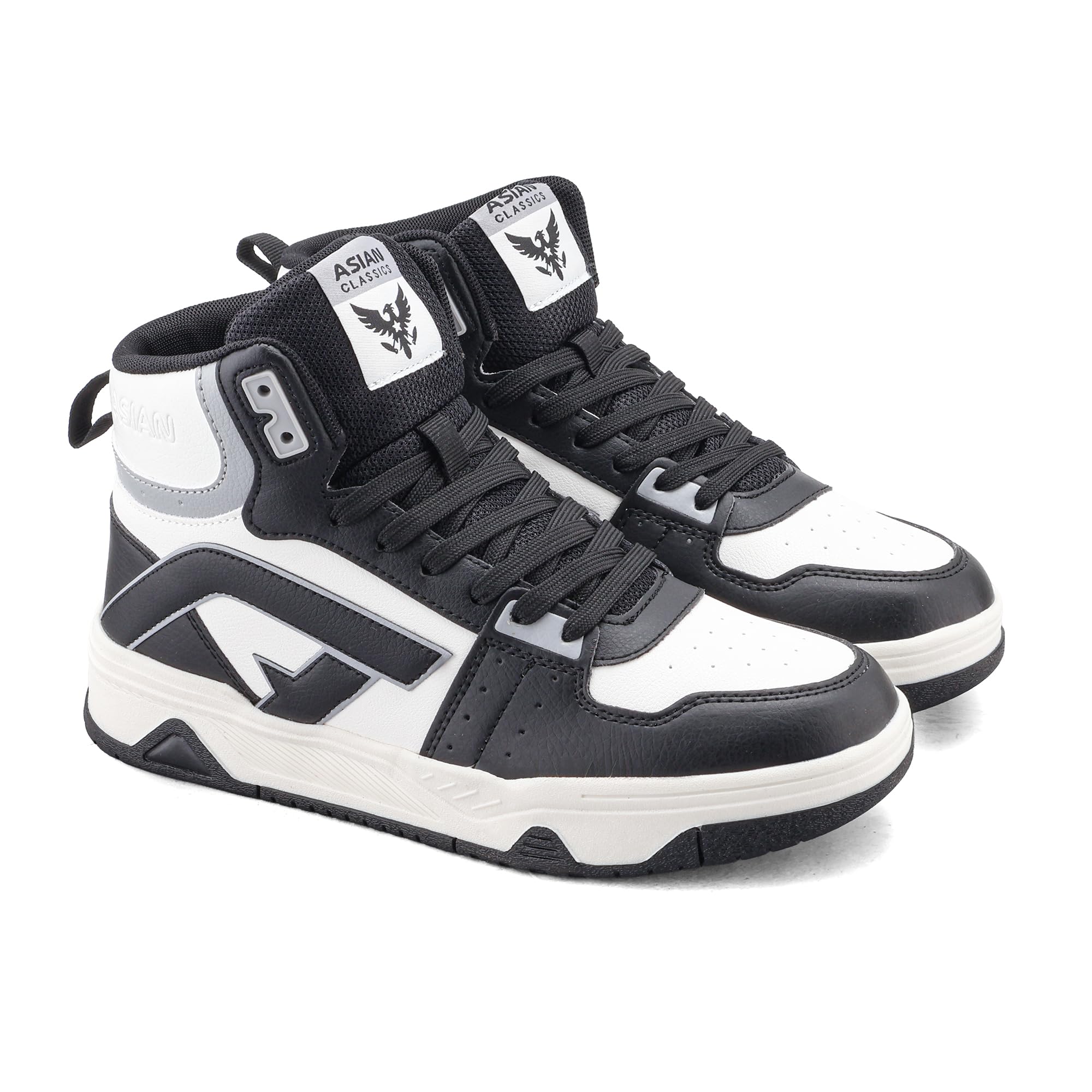 asian Mojo-51 Men’s Mid Top Sneakers | Memory Foam Comfort, Grip Sole & Premium Stylish Design | High Ankle Casual Sneaker, Travel & Street Style-picture-14