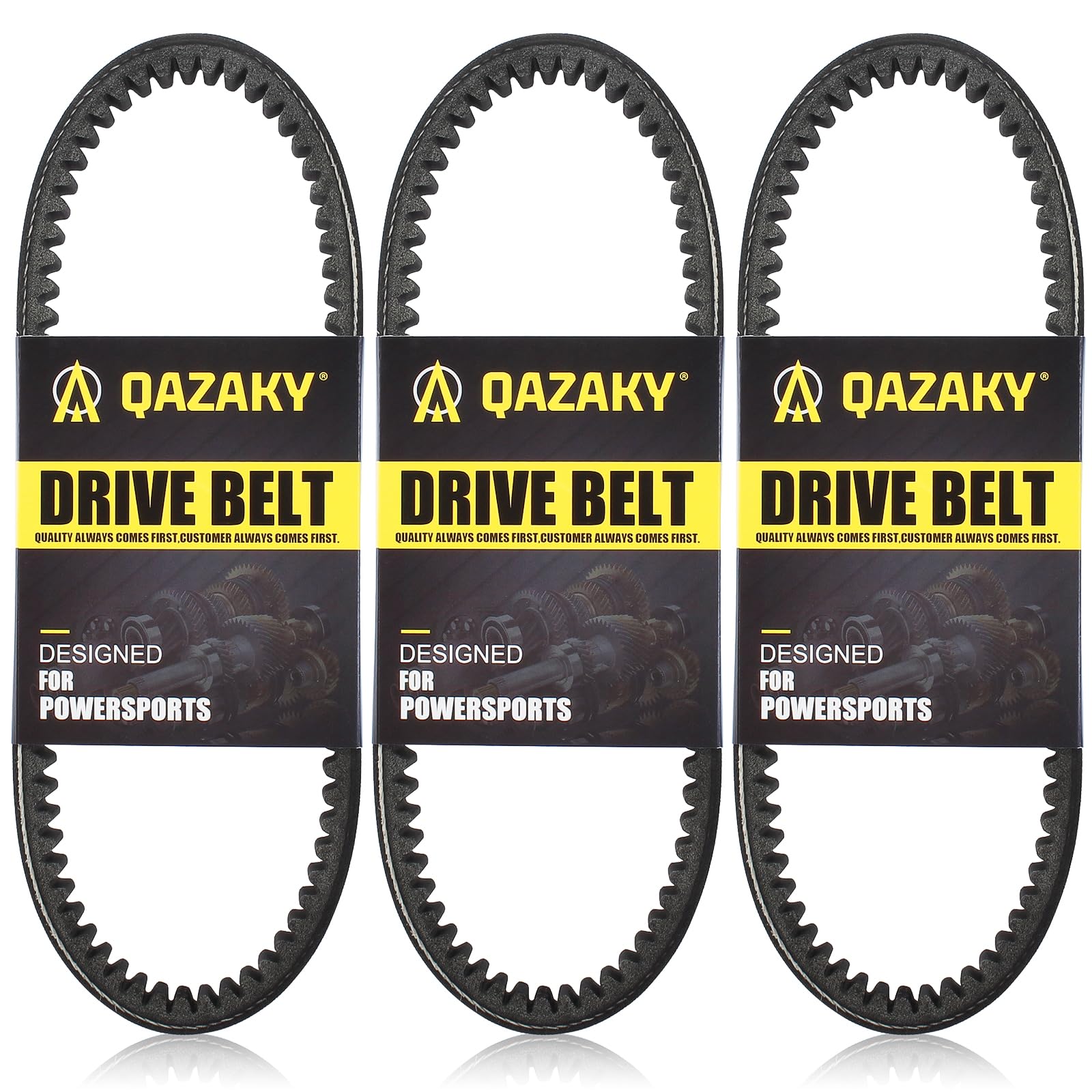 3 Pcs Drive Belt Clutch Compatible with Hammerhead 80T TrailMaster Mid XRX Mud Head Go Kart 6.5HP Engine 30 Series 9.110.018-9.100.018-725 9110018 9100018725 Go-Karts 725