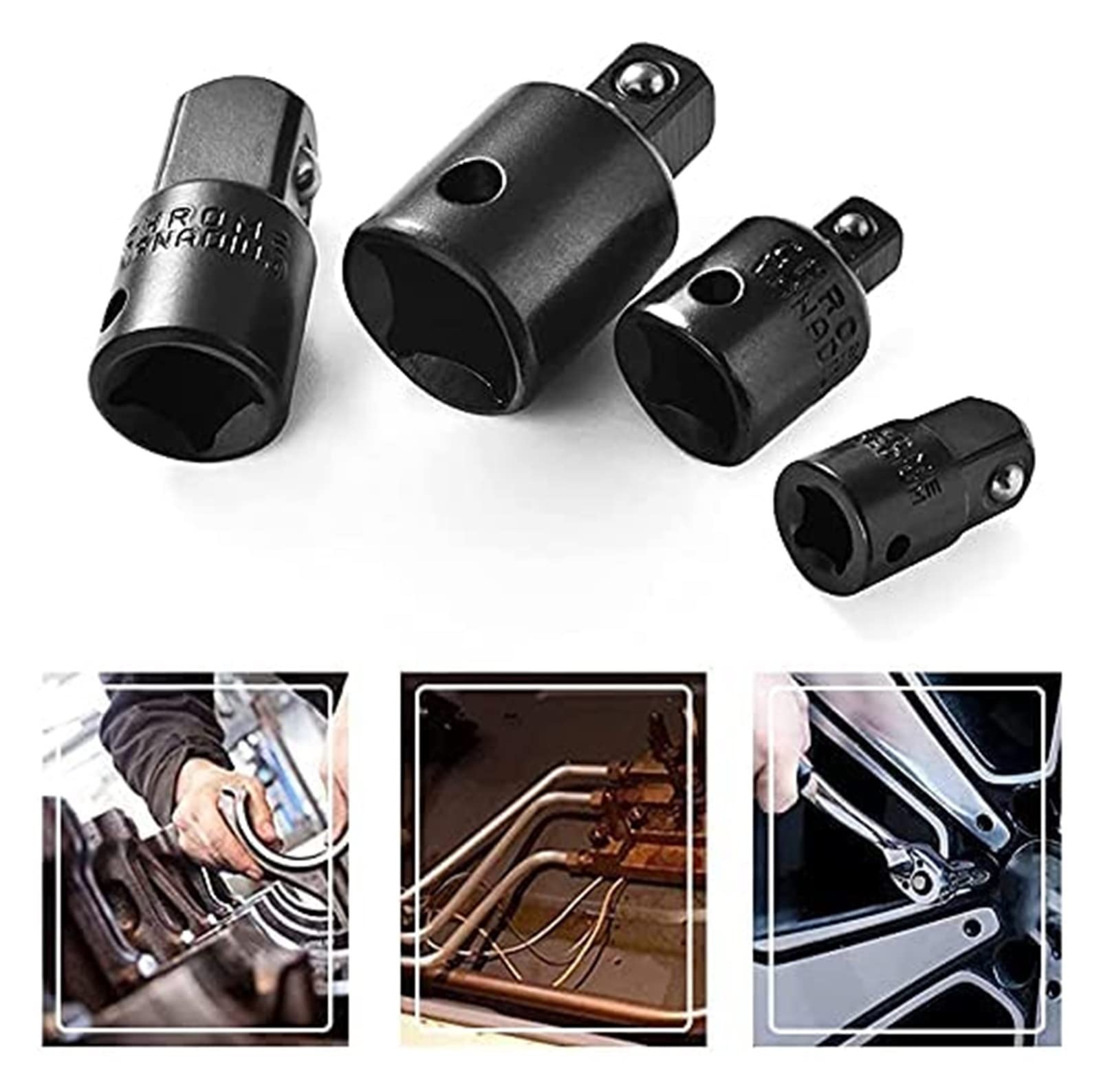 AERZETIX Reduzieradapter 1" Auf 3/4" – Aus Cr-Mo-Stahl, Für Schlagschrauber & Ratschen