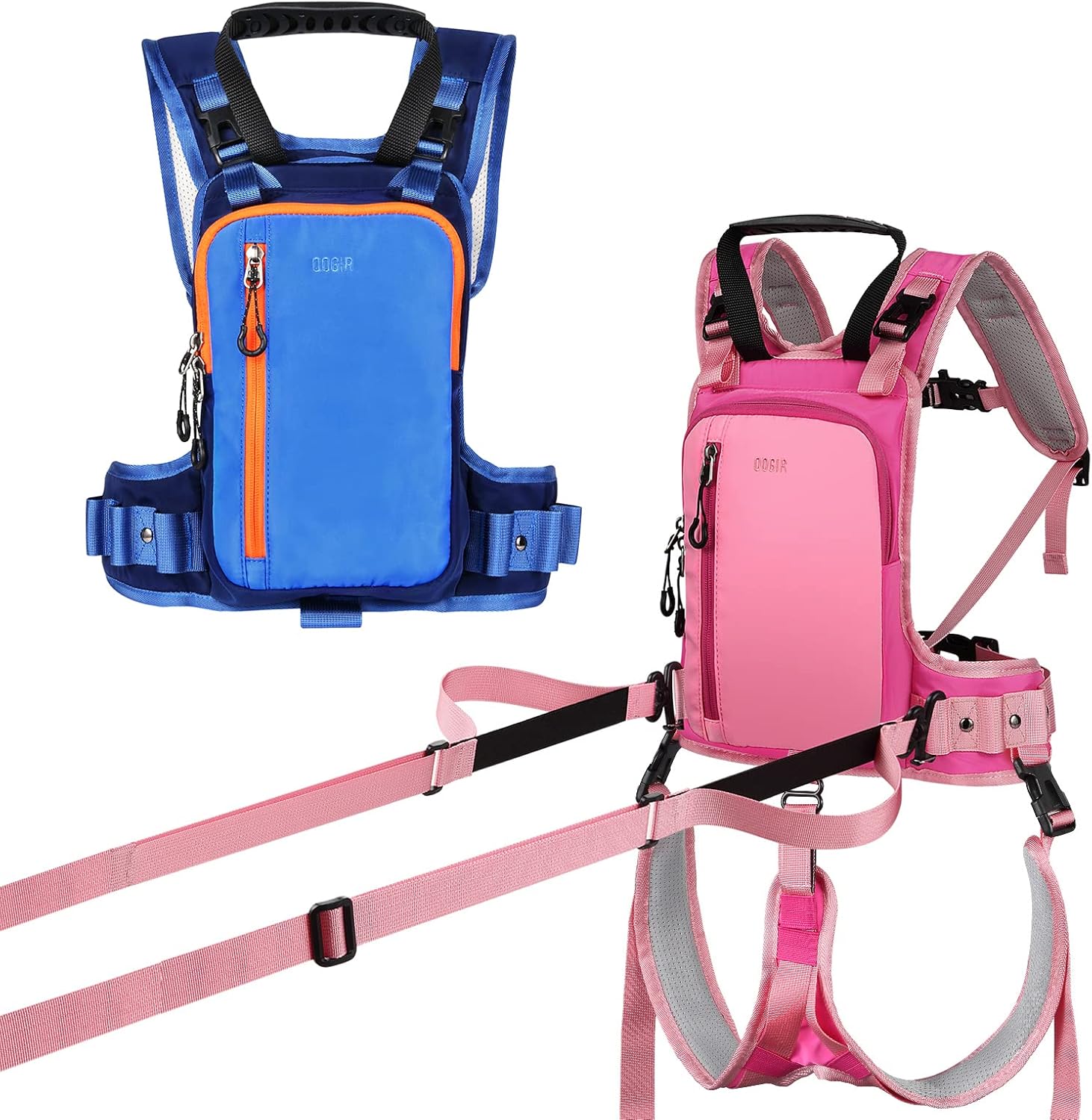 QOGIR Ski Harness With Seat for Kids: Teach Your Child The Speed Control of Skiing with Mini Backpack and Adjustable Harness