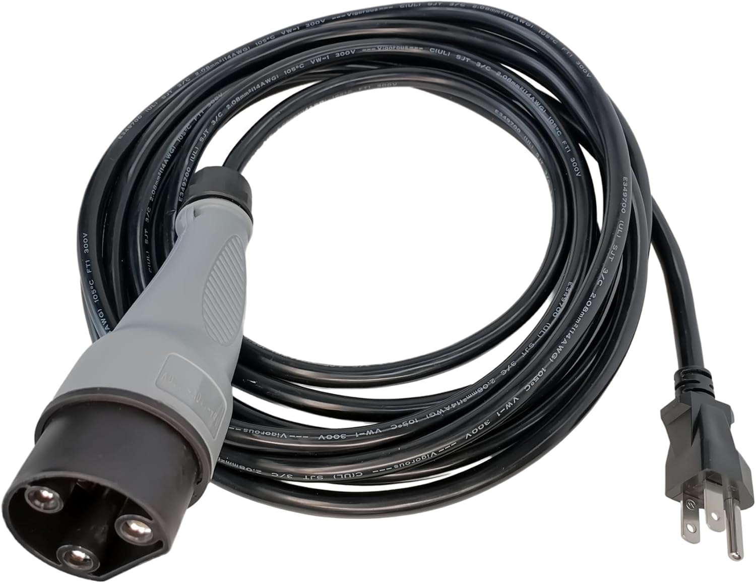 JOEEGO Universal Charging Power Cord Assembly Fits for MadJax XSeries Storm, Star, Denago, Breezy EV Golf Carts, UL Listed, Replaces OEM# 2CR910 (16.4ft)