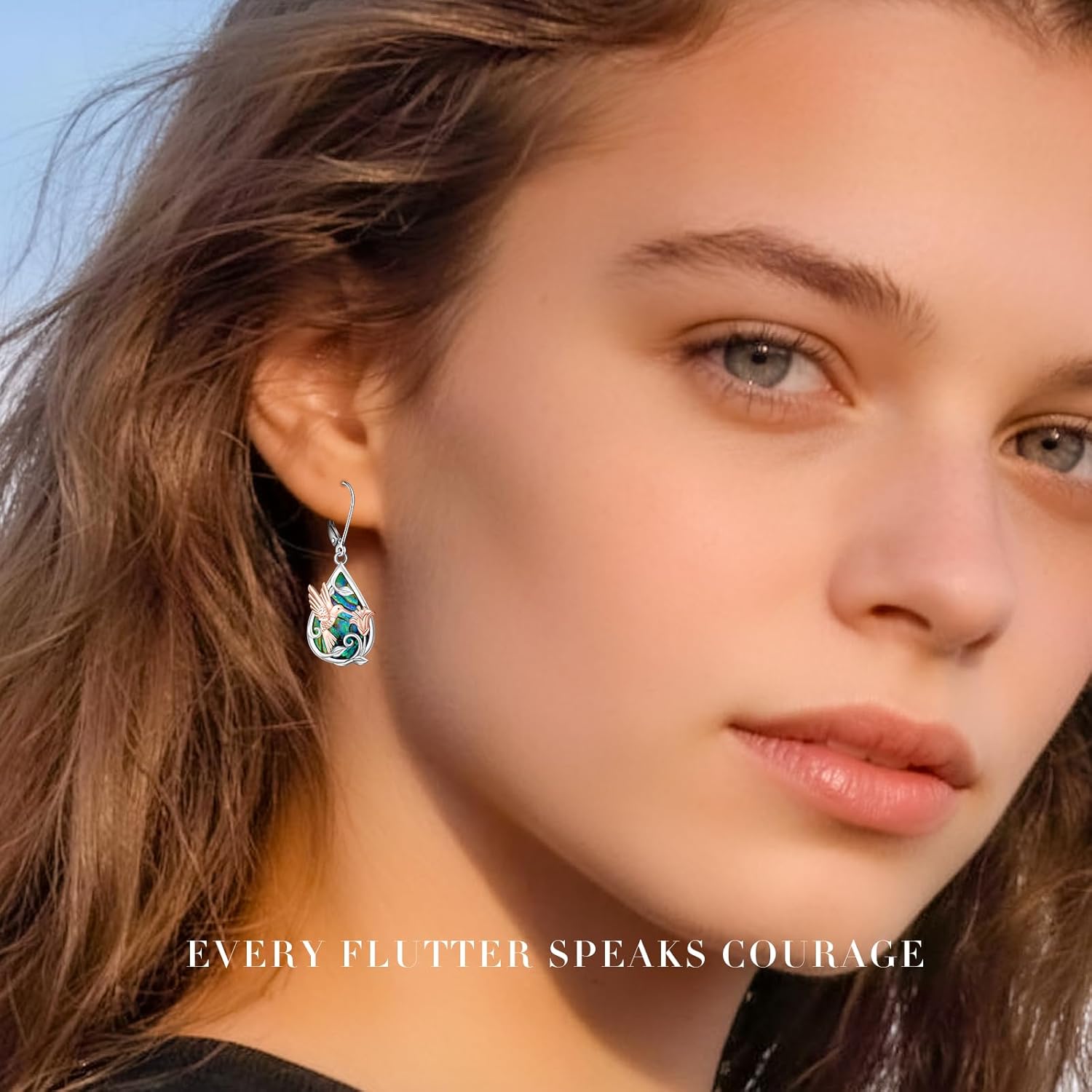 Hummingbird Earrings for Women S925 Sterling Silver Purple Hummingbird Dangle Earrings Memorial Cute Bird Flower Jewelry Mothers Day Gifts - Image 6