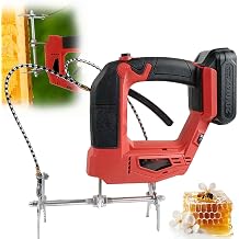Electric Honey Extractor, Commercial Electric Beehive Shaker,Professional 4-Speed Electric Bee Shaker - 150W Brushless Motor 2700RPM, Electric Bee Remover for Farm BeekeepersRed