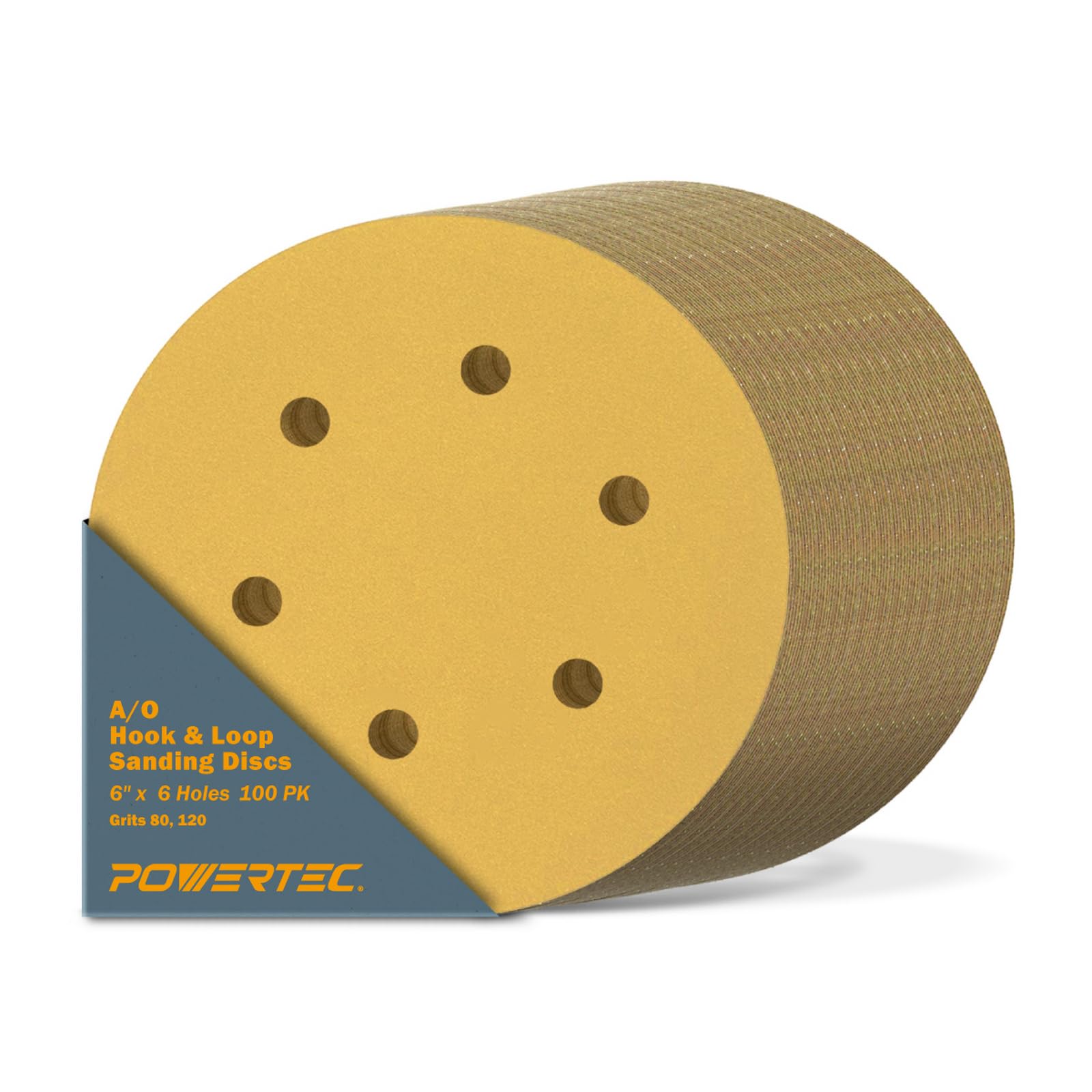 POWERTEC Sanding Discs - 5 Grit Assortment -17 POWERTEC Sanding Discs - 5 Grit Assortment -17