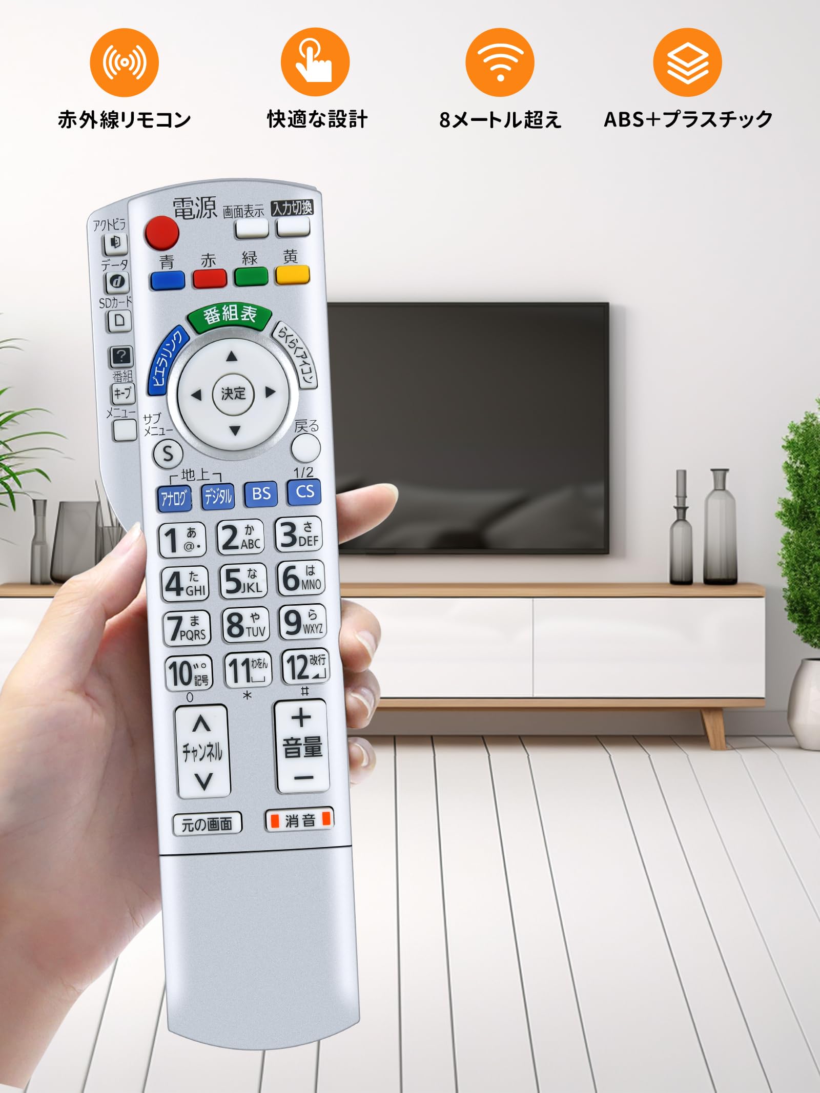 Amazon | テレビリモコン N2QAYB000324 for Panasonic パナソニック