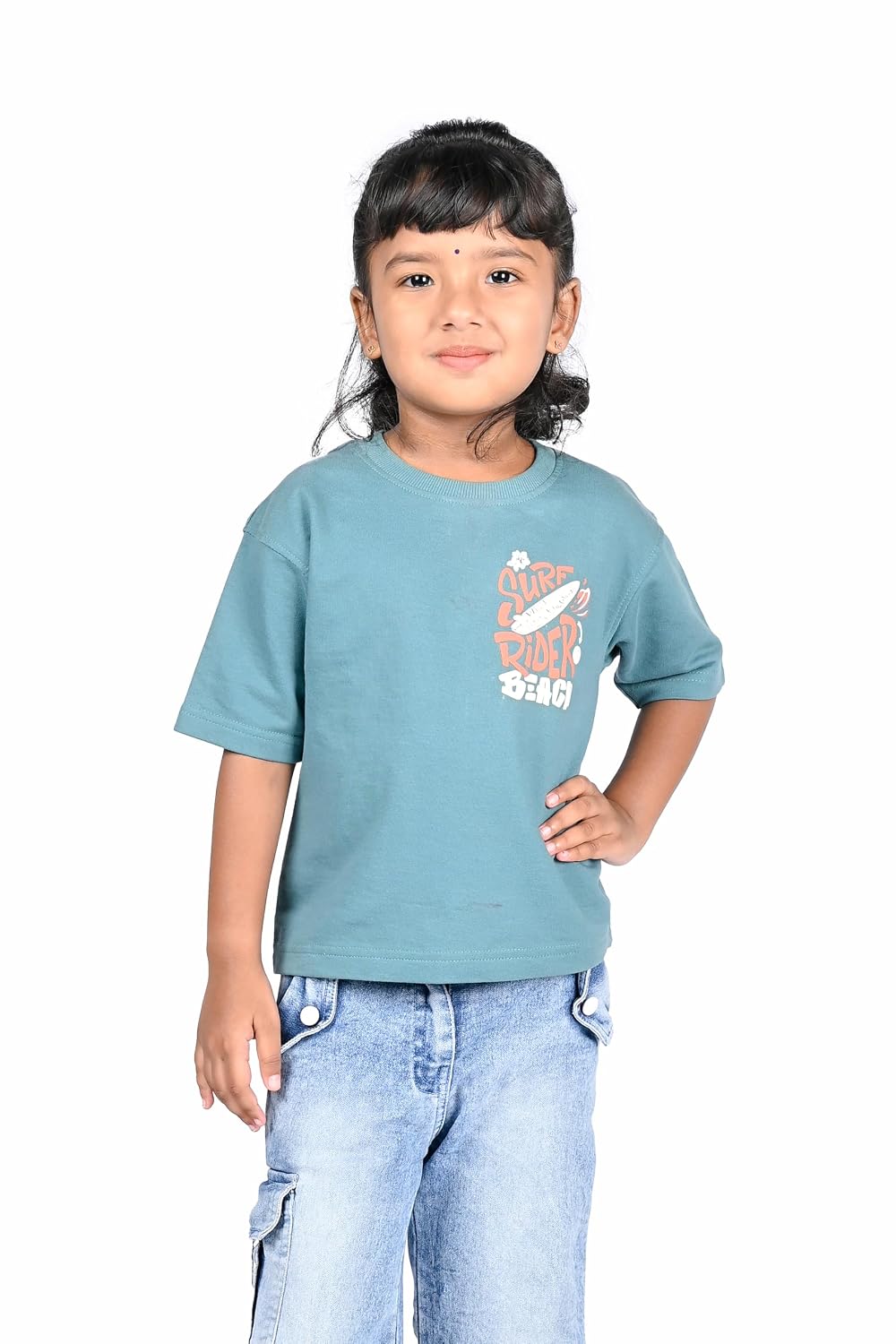 CocoBelle NYC Girl's Polo Neck T-Shirts Cotton Half Sleeve Cotton (4-5 Years) Lite Blue - Review, Price and Buying Guide