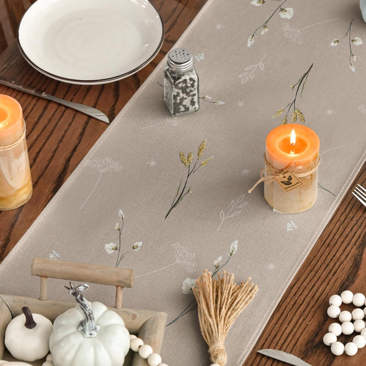 Artoid Mode 210 GSM Fall Table Runner Home Party Decor 13x60 Inch