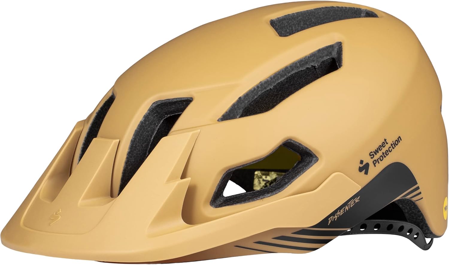 Sweet Protection MIPS Dissenter Bike Helmet - Highly Ventilated, Single Piece Polycarbonate Shell Allround Protective Gear for Mountain Biking
