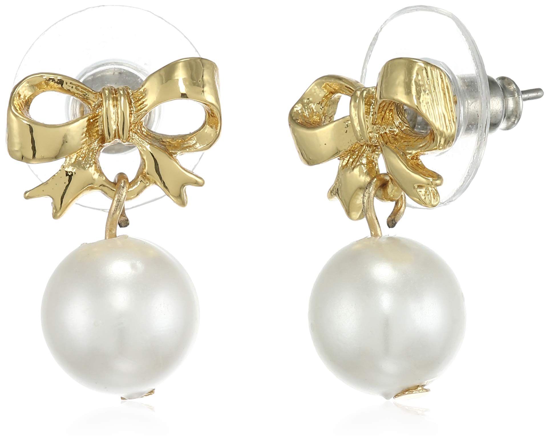 See full amazon price history chart for Estele 24Kt Gold Plated Ribbon Shaped Earring with Pearl Drop with Austrian Crystals for Women and Girls Estele 24Kt Gold Plated Ribbon Shaped Earring with Pearl Drop with Austrian Crystals for Women and Girls (B08D7MYQTK) Amazon Price History, Amazon Price Tracker