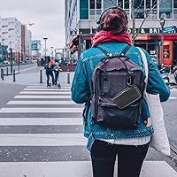 Vista 7 de GLCON Funda de protección portátil de goma EVA para batería externa, teléfono celular, GPS, disco duro, cable de carga USB, bolsa de transporte