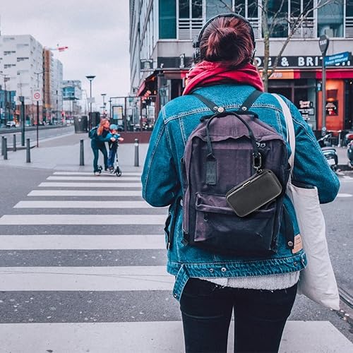 Miniatura 7 de GLCON Funda rígida de EVA de protección portátil para batería externa teléfono celular GPS disco duro cable de carga USB bolsillo interior de malla