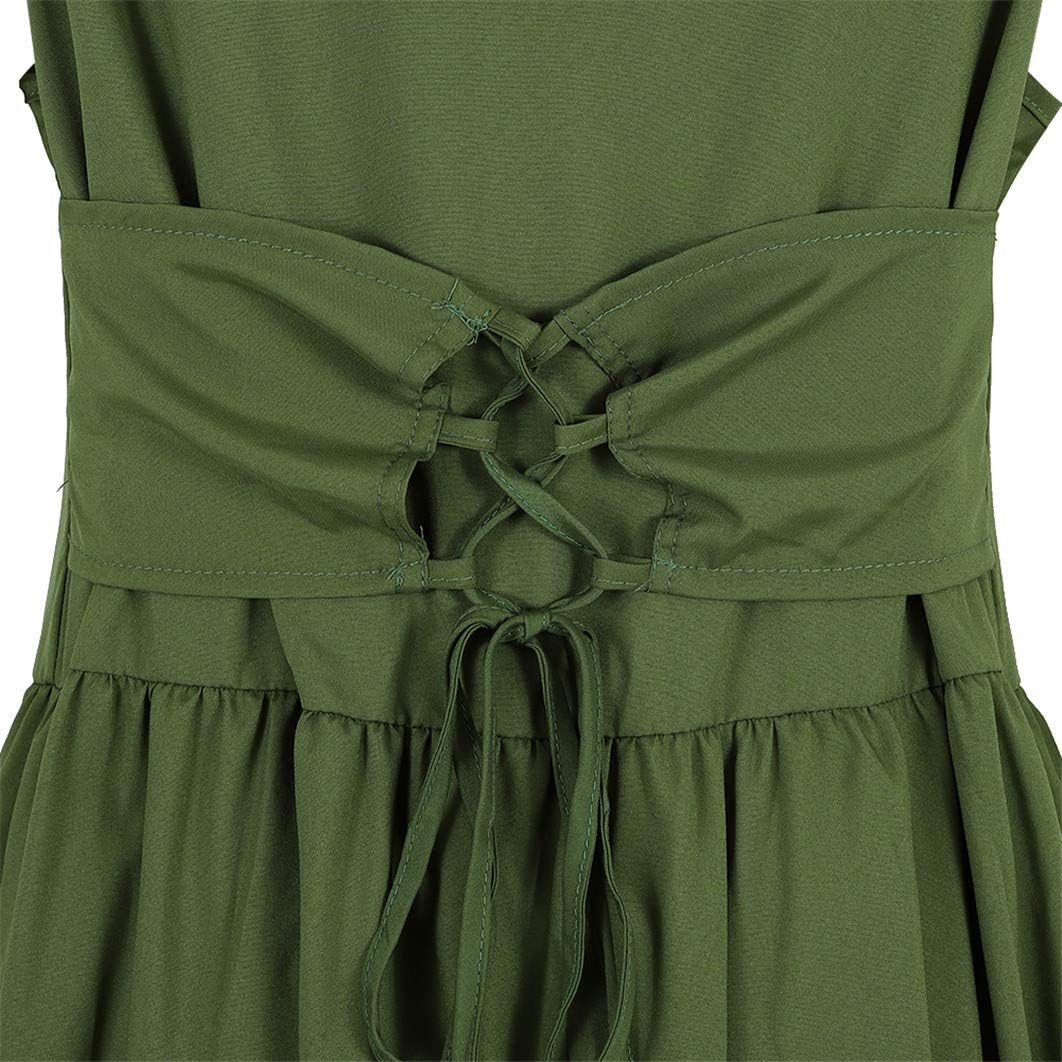 Womens Renaissance Cosplay Costume Medieval Irish Over Dress and Chemise Boho Set Gothic High Waist Gown Dress - Image 5