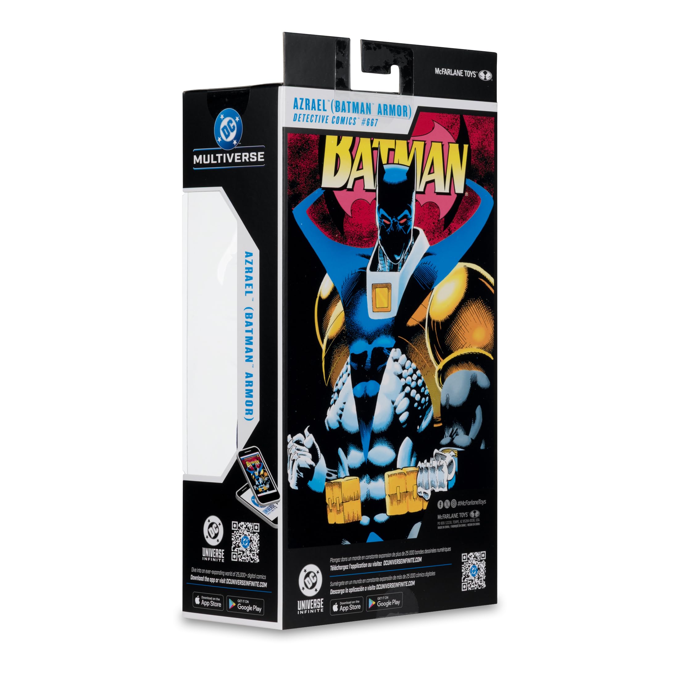 McFarlane DC Multiverse figurka akcji Azrael Batman V2 (Batman Knightquest) 18 cm | DC Multiverse Detective Comics #667 7 cali figurka - Azrael Batman Armor