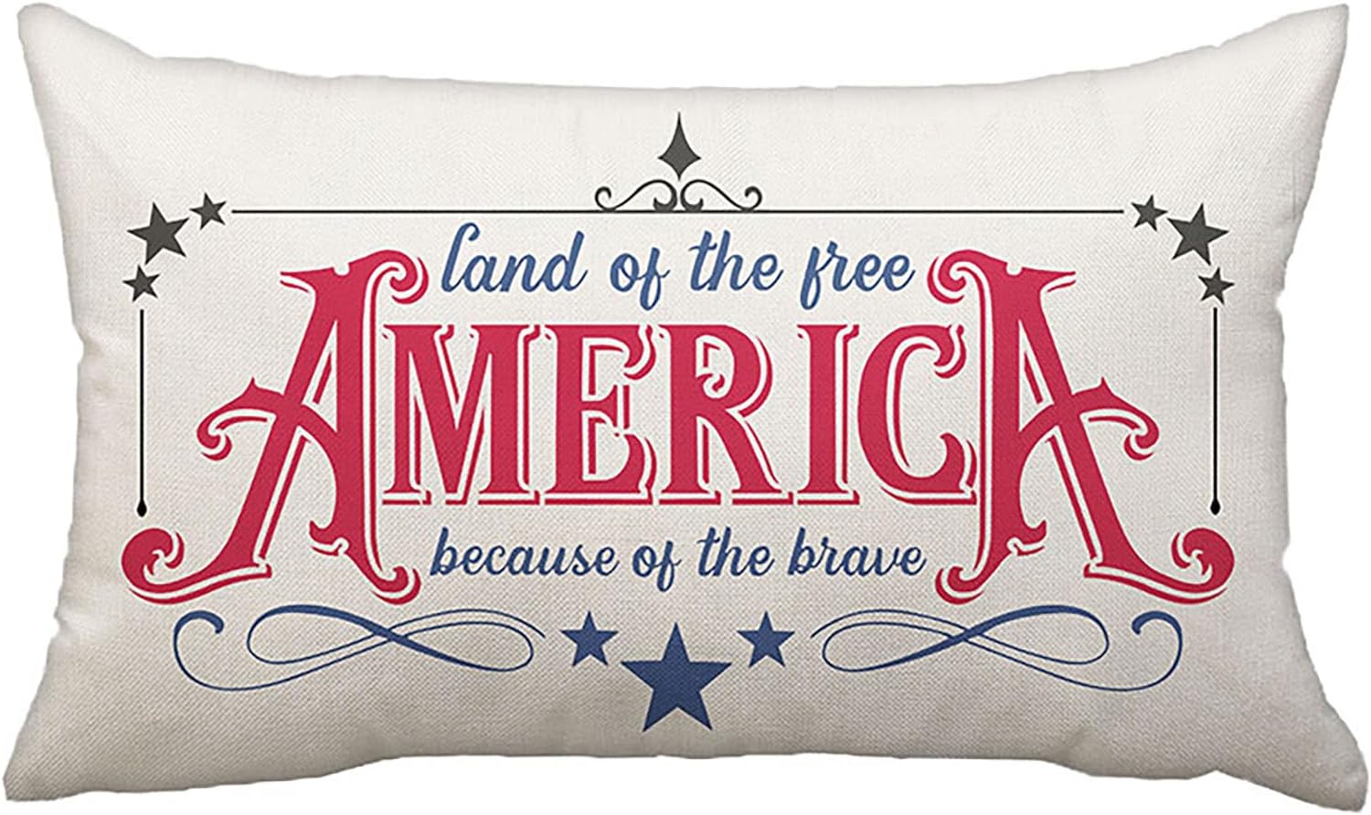 Rguct 4th of July Patriotic Pillow Covers 12x20 America