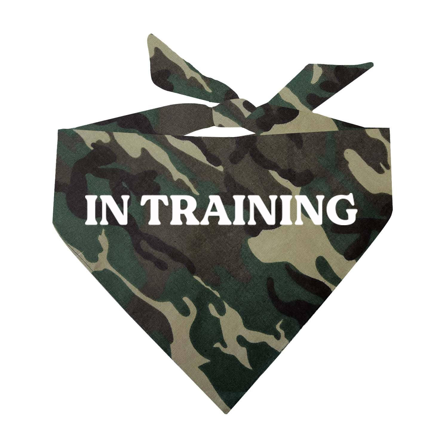 in Training Dog Bandana (Camo, OS 409)