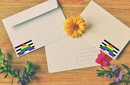 Miniatura 6 de Straight Ally Daniel Quasar - Calcomanías del orgullo LGBTQ ideales para eventos de recaudación de fondos y marchas - Perfecto para computadora