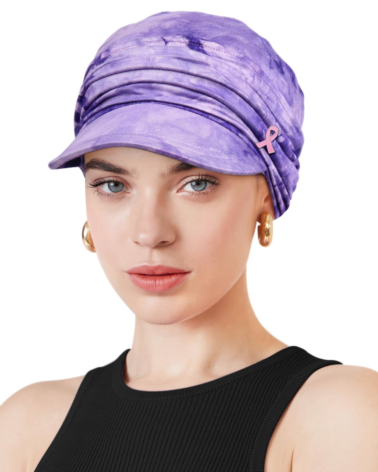 AwefeelChemo Headwear Viscose Newsboy Cap for Women Fall and Winter Hats