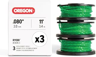 Oregon 3-Pack Replacement Spool & Trimmer Line for Ryobi