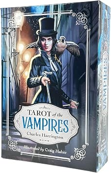 I.I.J Tarot Cards, Tarot of the Vampires, Weighted Edition, 78 Cards, Tarot for Divination, Japanese Instruction Manual Included, Genuine Product