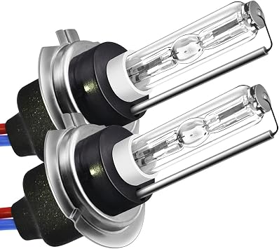 1Pair H7 HID Xenon Headlight Replacement Bulbs, 35W 6000K Extremely Bright Car Head Lamps