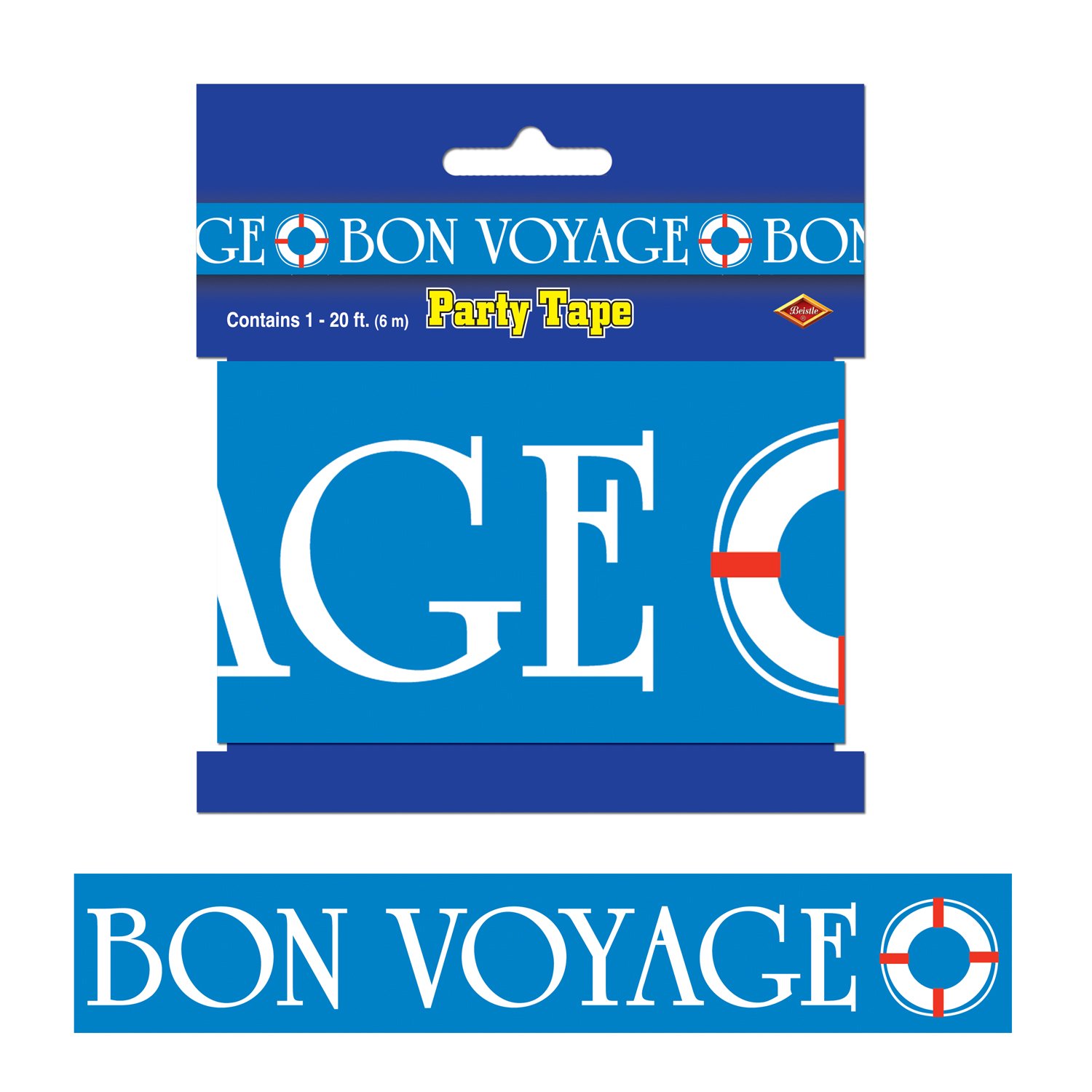 Bon Voyage Party Tape Party Accessory (1 count) (1/Pkg)