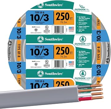 SOUTHWIRE COMPANY #13059155 250 10/3 W/G UF Cable