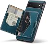 Case for Google Pixel 6, Detachable Magnetic Wallet Credit Card Slot Case Cover Support Wireless Charging Compatible with Google Pixel 6 Blue