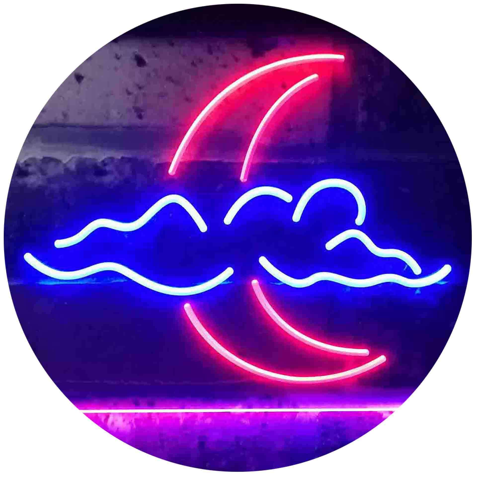 Amazon.co.jp: White Cloud Blue Moon Room Dual Color LED看板