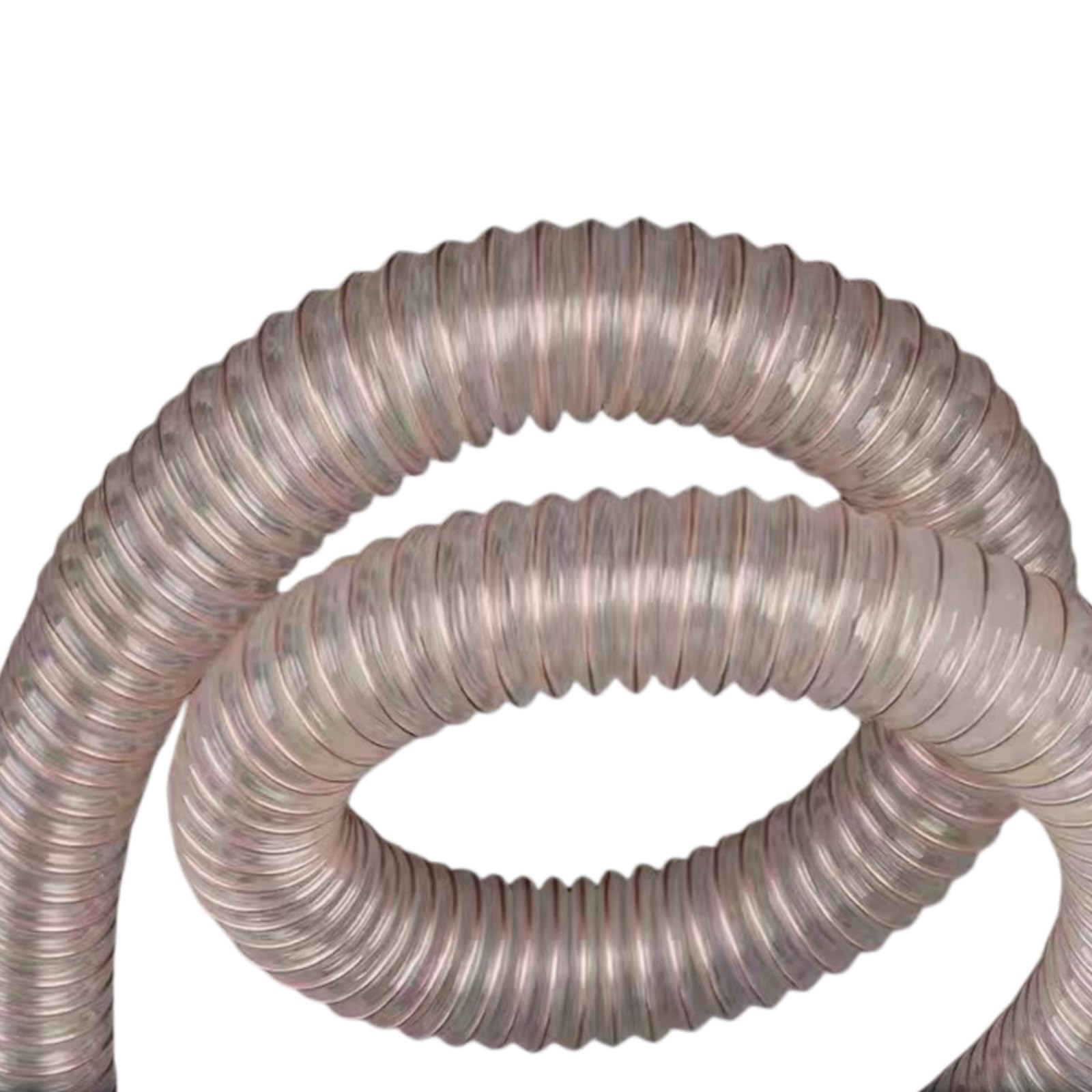 Tuyau flexible transparent anti-abrasion en PU pour copeaux