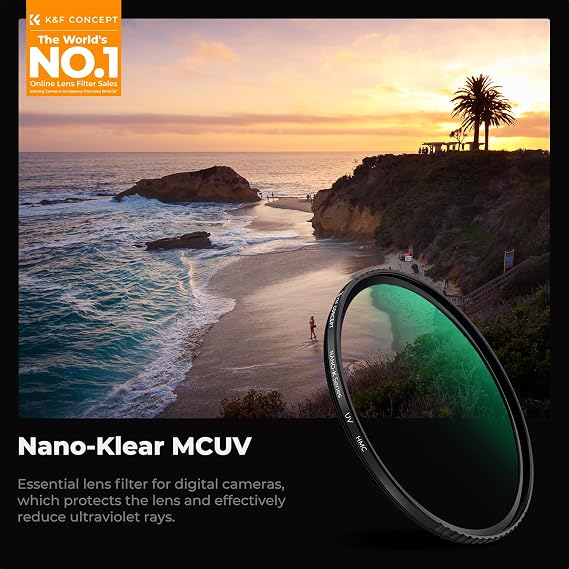 K&F Concept 37mm MC UV Lens Protection Filter with 18-Multi-Layer Coating