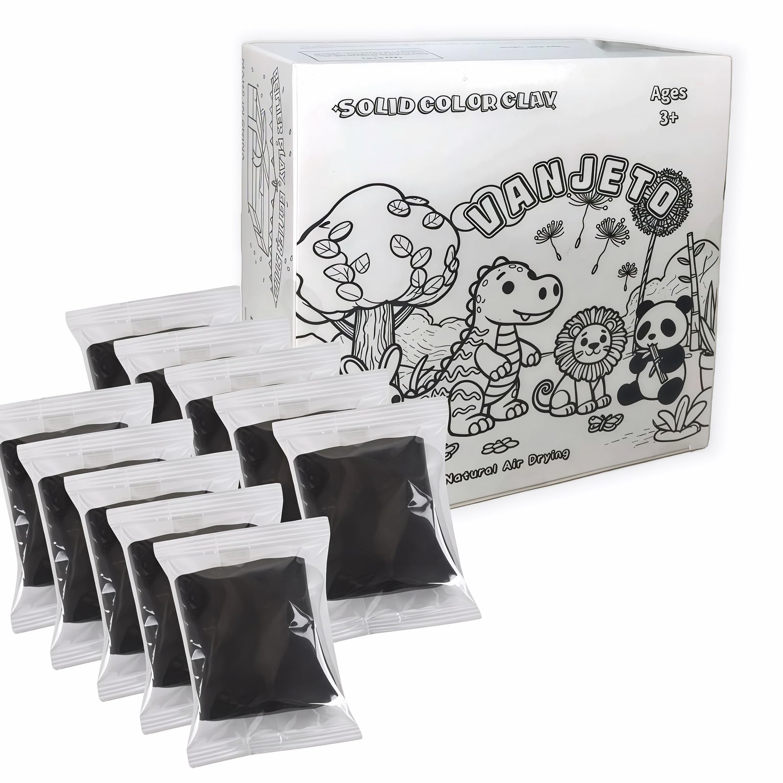 - Modeling Clay for Kids, VANJETO Molding Magic Clay for Kids Air Dry, Super Soft Clay for DIY Slime, Ultra Light Air Dry Modeling Clay for Toddlers Children Teens, 7 OZ/Bag