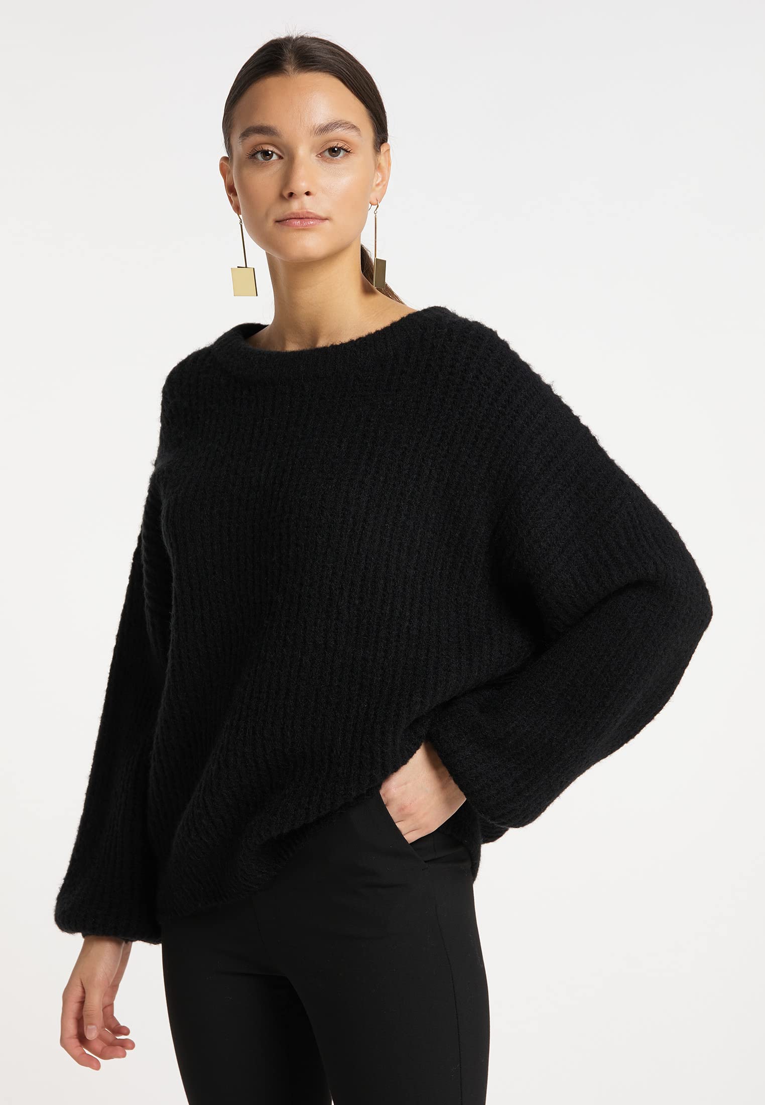 IMANE Maglione Girocollo Donna