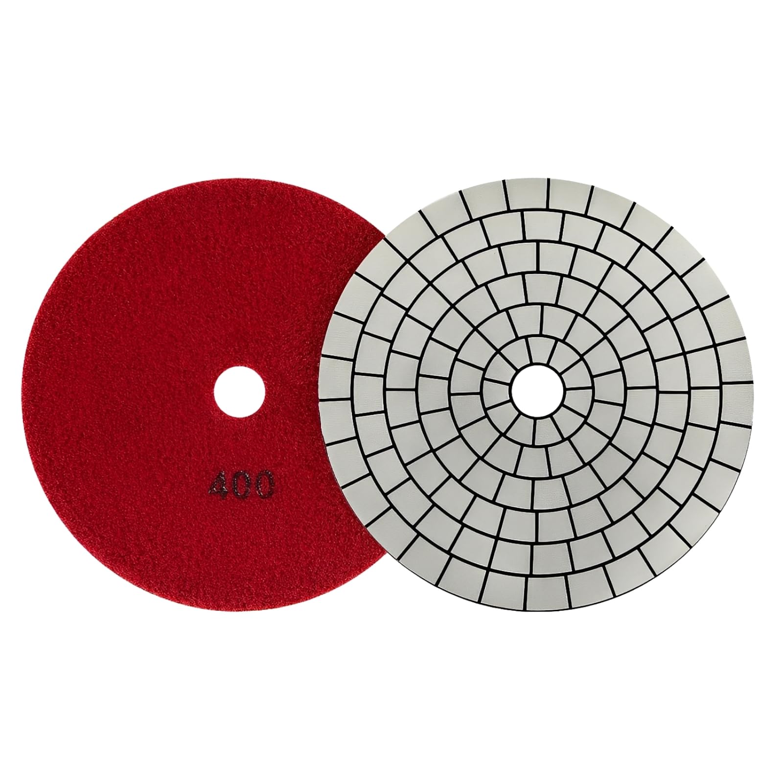 Electroplated Diamond Sanding Pad, 400Grit 6inch 150mm Grinding Disc Hook and Loop Backing for Stone Tile Glass Trimming & Metal Polishing & Wood Sanding (1 Piece)