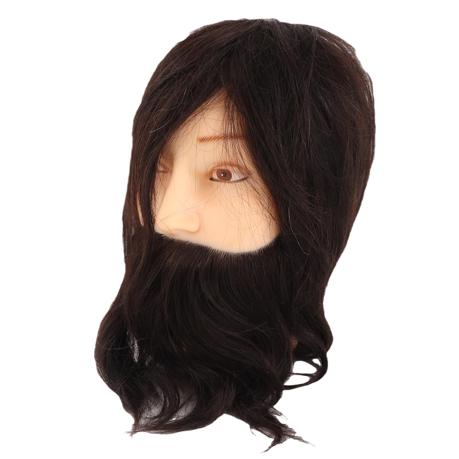 Männliche Schaufensterpuppe Echtes Menschenhaar 25cm Barttrimmer