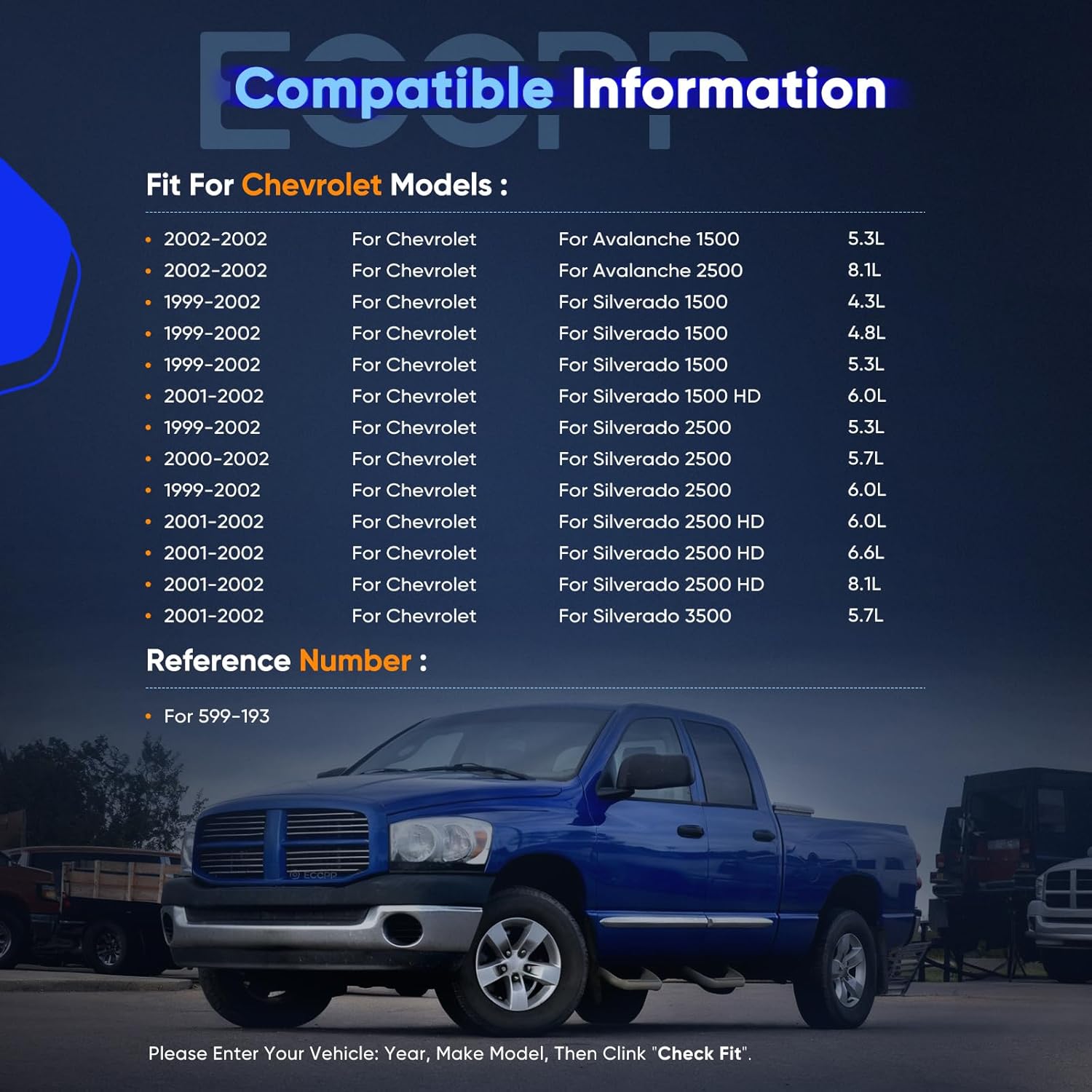 ECCPP A/C Heater Climate Control Module Panel 599-193 Compatible With 2002-2002 For Chevrolet Avalanche 1500 5.3L HVAC Control Module 1999-2002 For Chevrolet Silverado 1500 4.3L